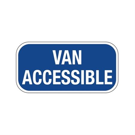 Van Accessible Sign 6" x 12"